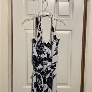 Black and white jumpsuit